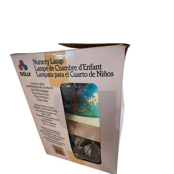 RARE Vintage Dolly Jungle Jamboree Nursery Lamp New open box - Picture 2 of 5